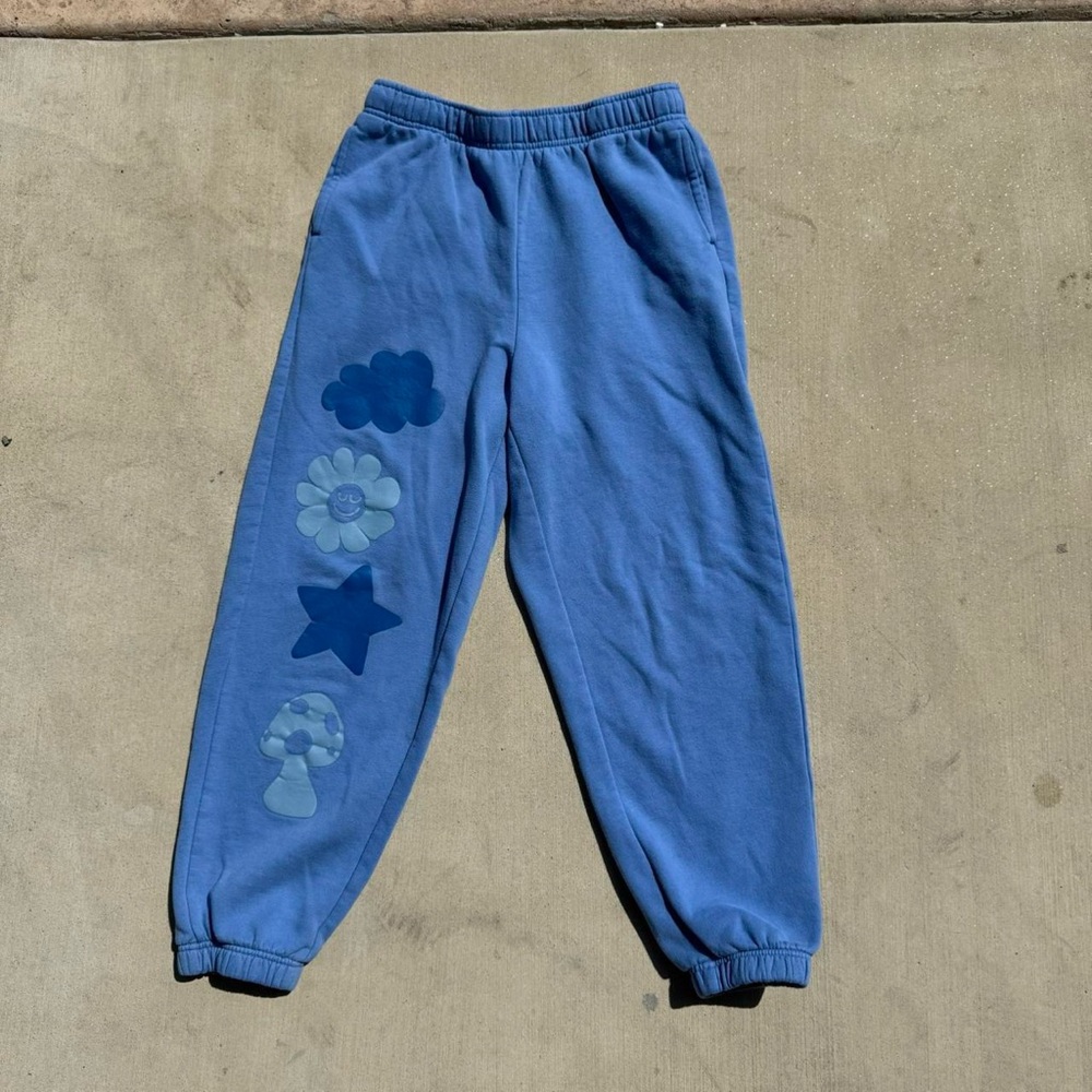 PacSun Blue Graphic Jogger Pants